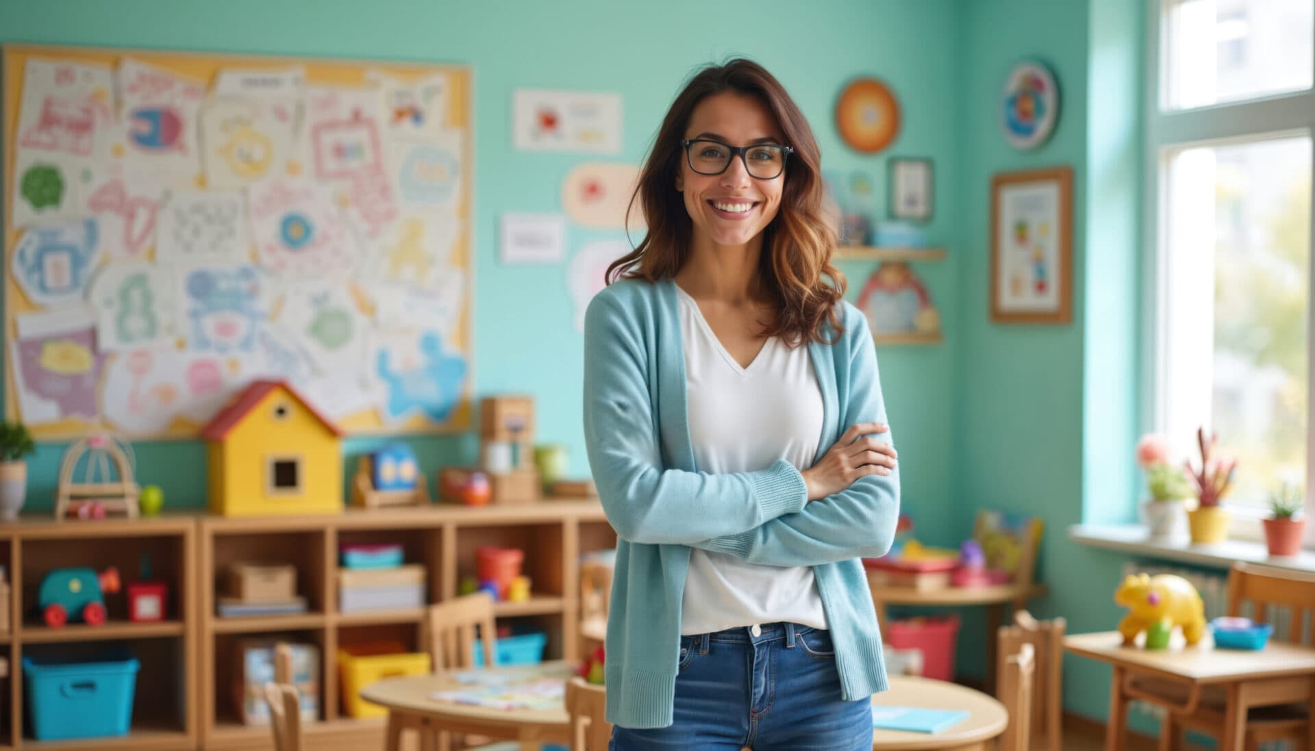 A Virginia Early Learning Academies teacher in her classroom