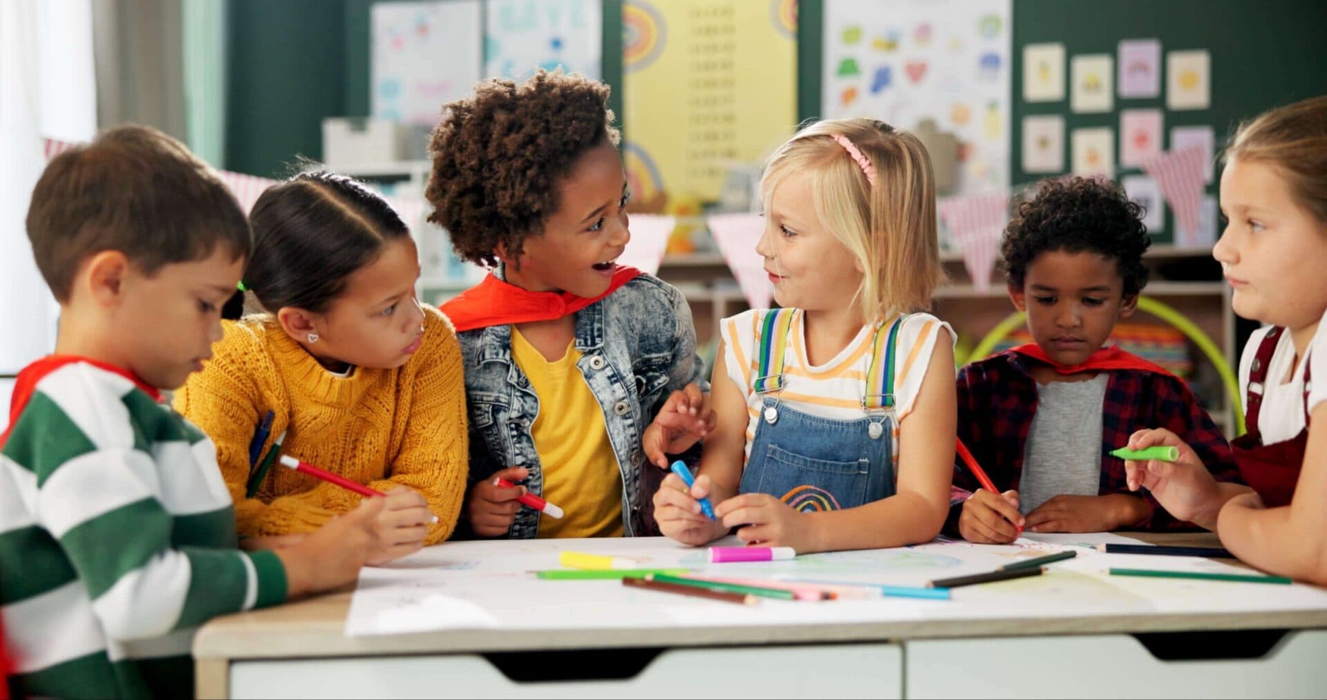 Children playing together at Virginia Early Learning Academies